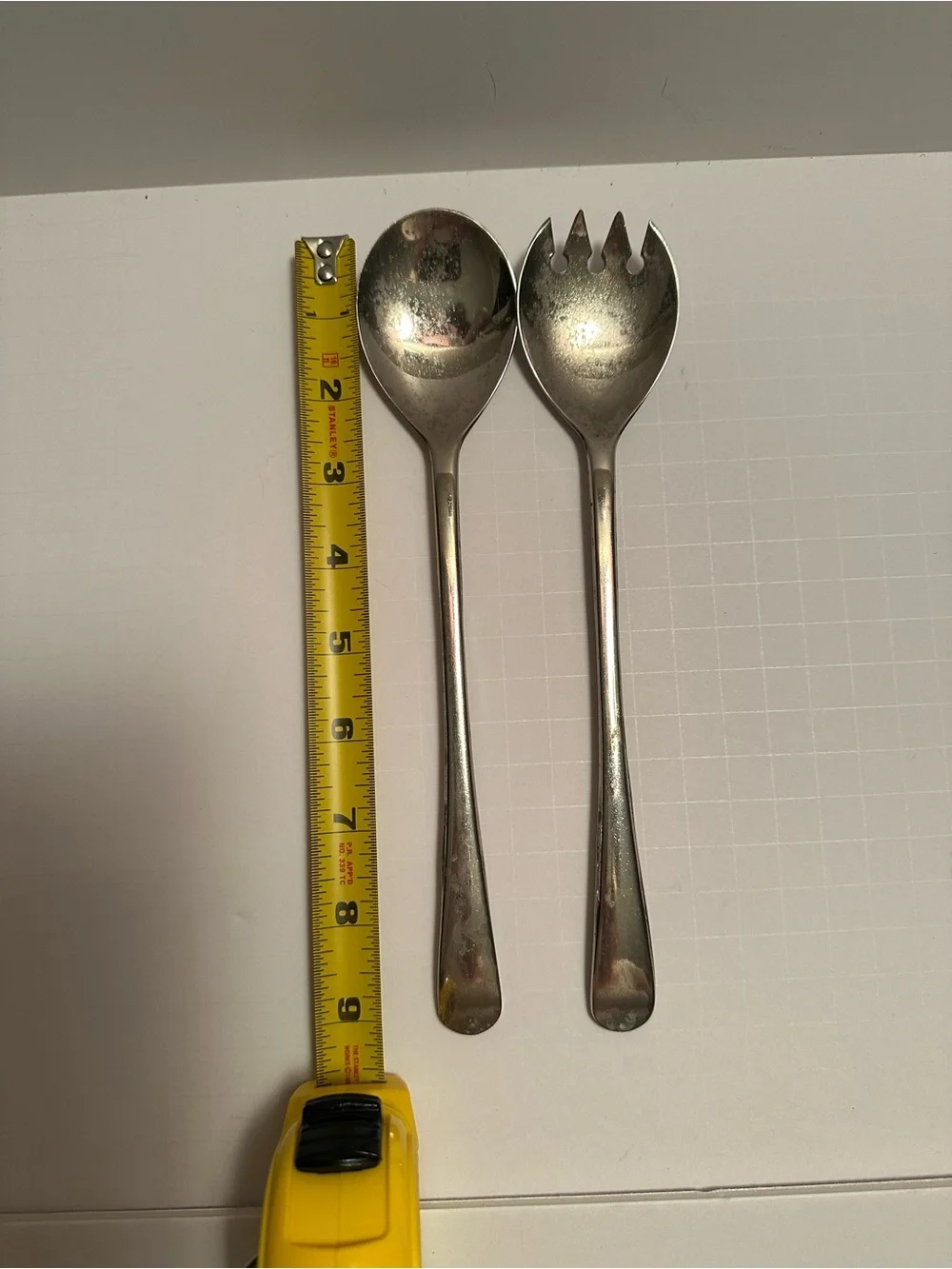 Vintage FB Rogers Silver Plate, Italy, Serving Large Spoon Fork